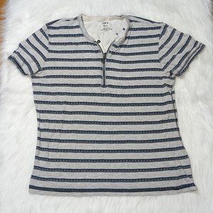 100% Cotton Bar III 1/4 Zip T-Shirt L